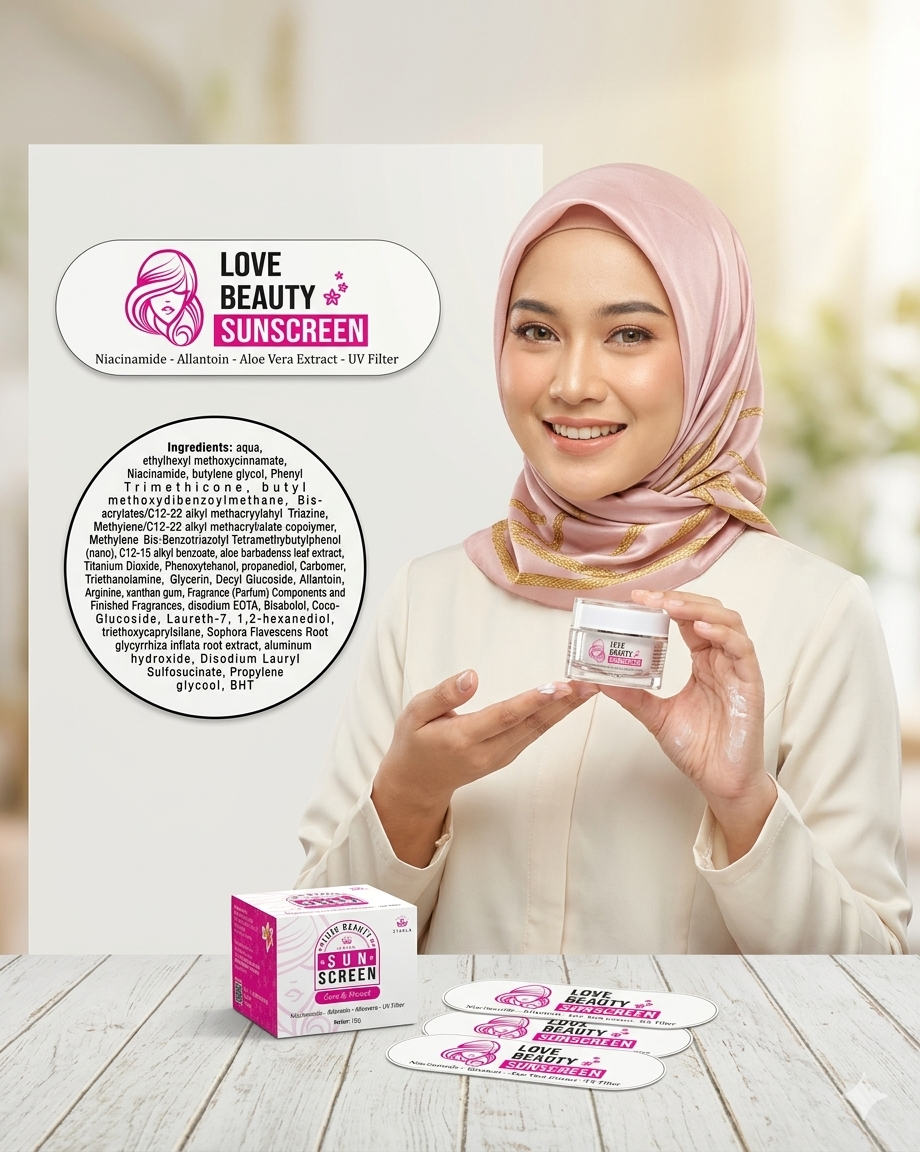 Love Beauty Sunscreen SPF 50